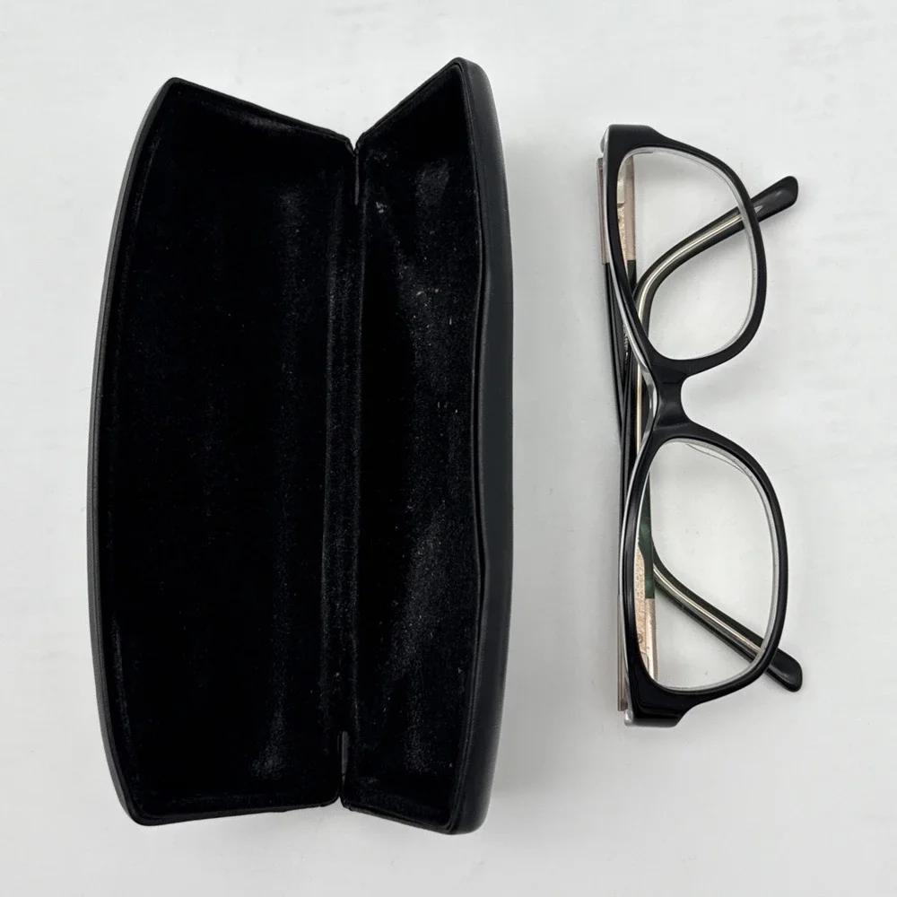 BEBE LADY VEGAS BB 5082 001 JET BLACK GOLD AUTHENTIC FRAMES EYEGLASSES 52-16